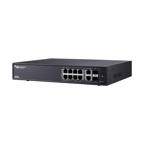 IDIS DH-2212PF Gigabit PoE Switch 12 port