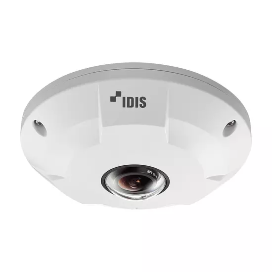 IDIS DC-Y1514W vandálbiztos halszem optikás kamera, 5MP, fix, f1.45mm, H.264, IP66