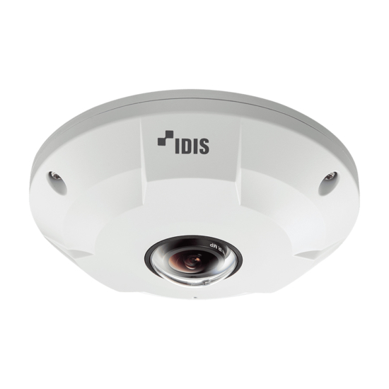 IDIS DC-Y1514W vandálbiztos halszem optikás kamera, 5MP, fix, f1.45mm, H.264, IP66