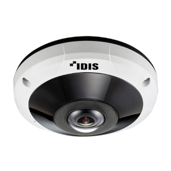 IDIS DC-Y6513WRX halszem optikás kamera, 5MP, fix, f1.5mm, IR 20m, H.265, IP67